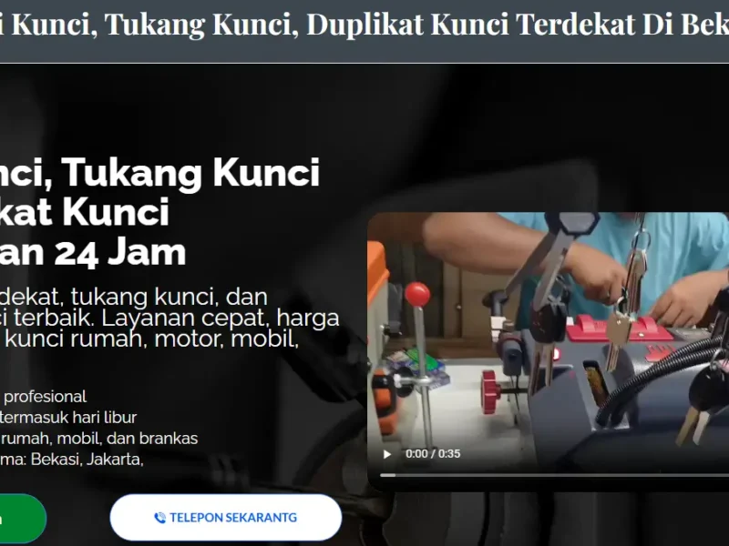 pembuatan website ahli kunci terdekat