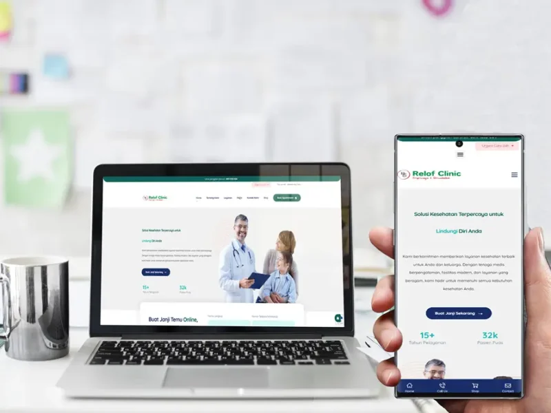 pembuatan website klinik dan rumnah sakit