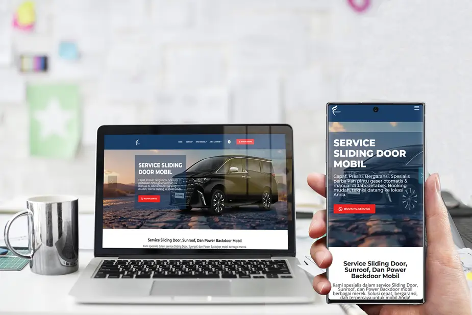 jasa pembuatan website bengkel mobil