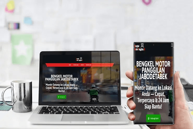 jasa pembuatan website bengkel motor