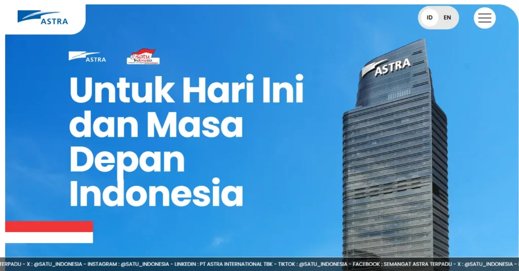 website company profile Astra