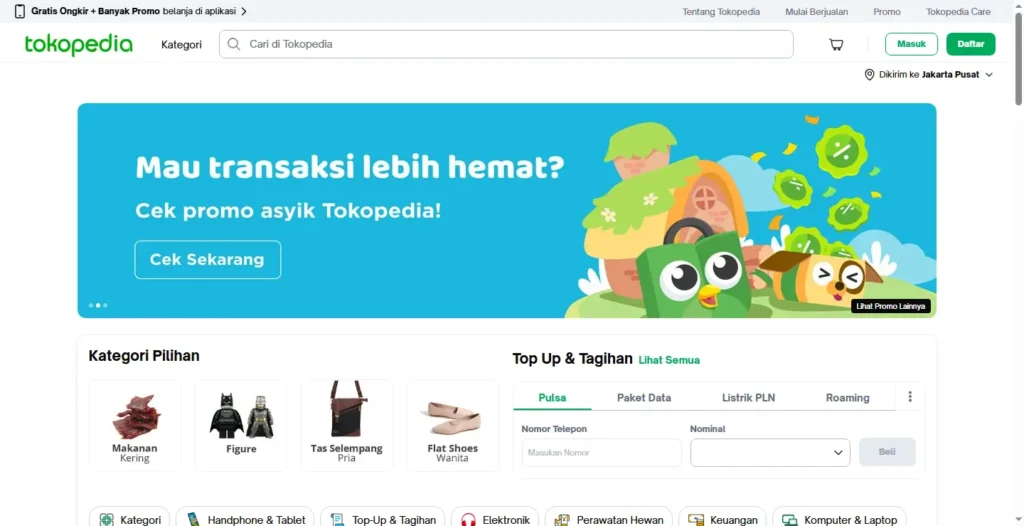 Website Toko Online dan Ecommerce