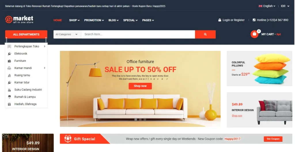 Website Toko Online Ecommerce