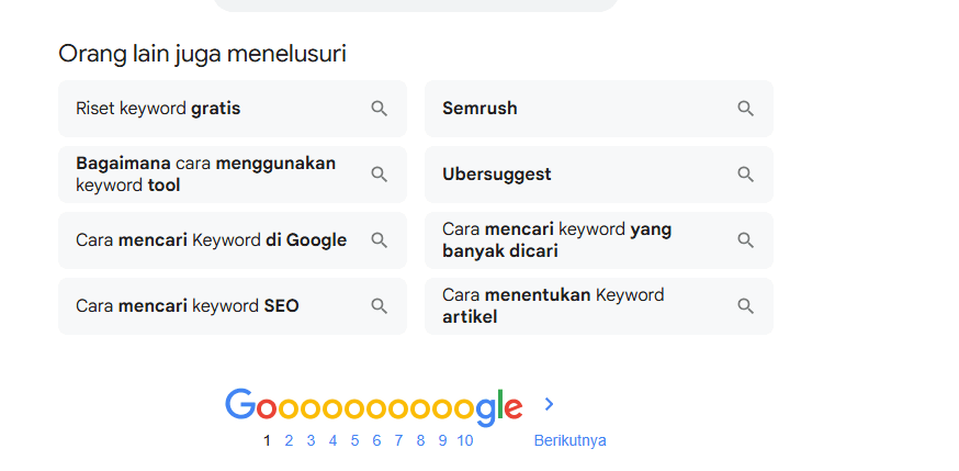 Google Related Search