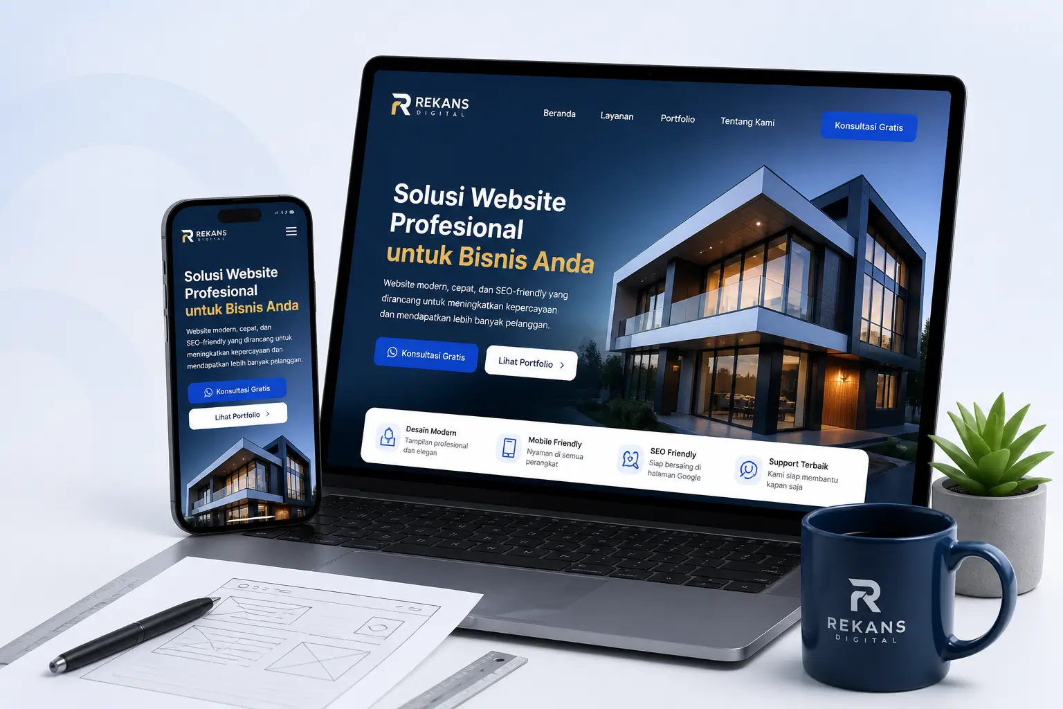 Jasa Pembuatan Website Bekasi - Rekans Digital