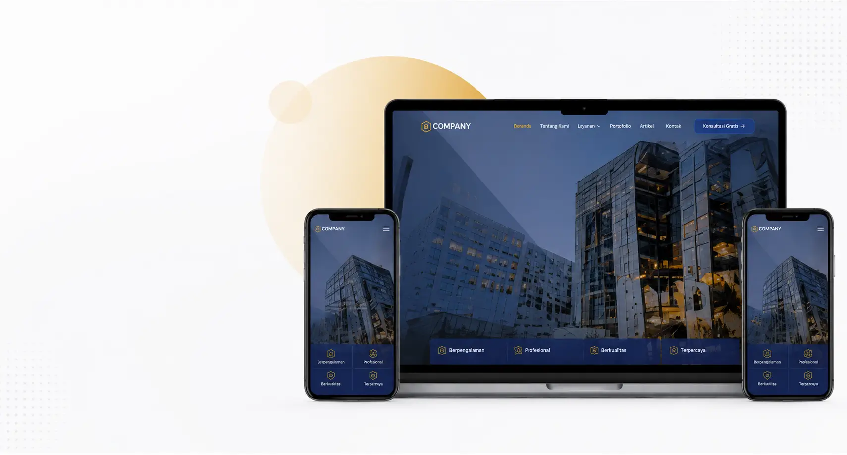 Website Company Profile Profesional