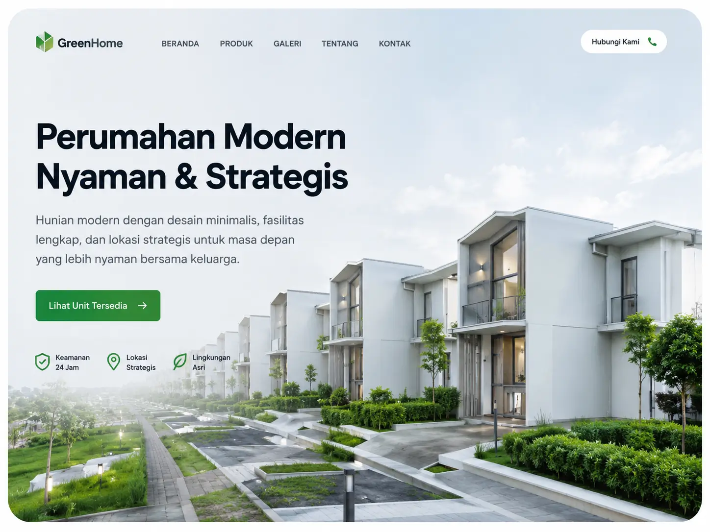 Landing Page Property