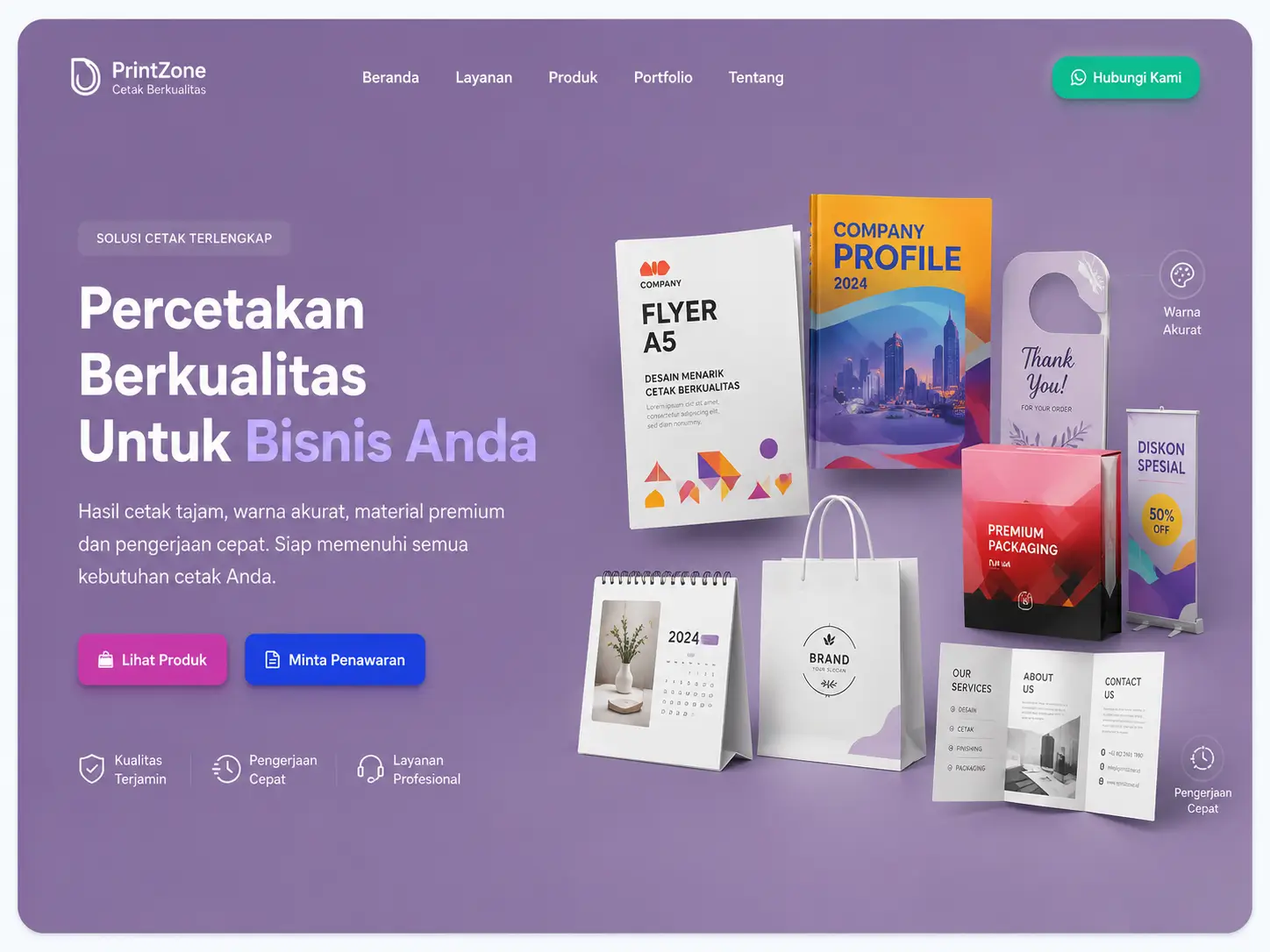 Landing Page Startup