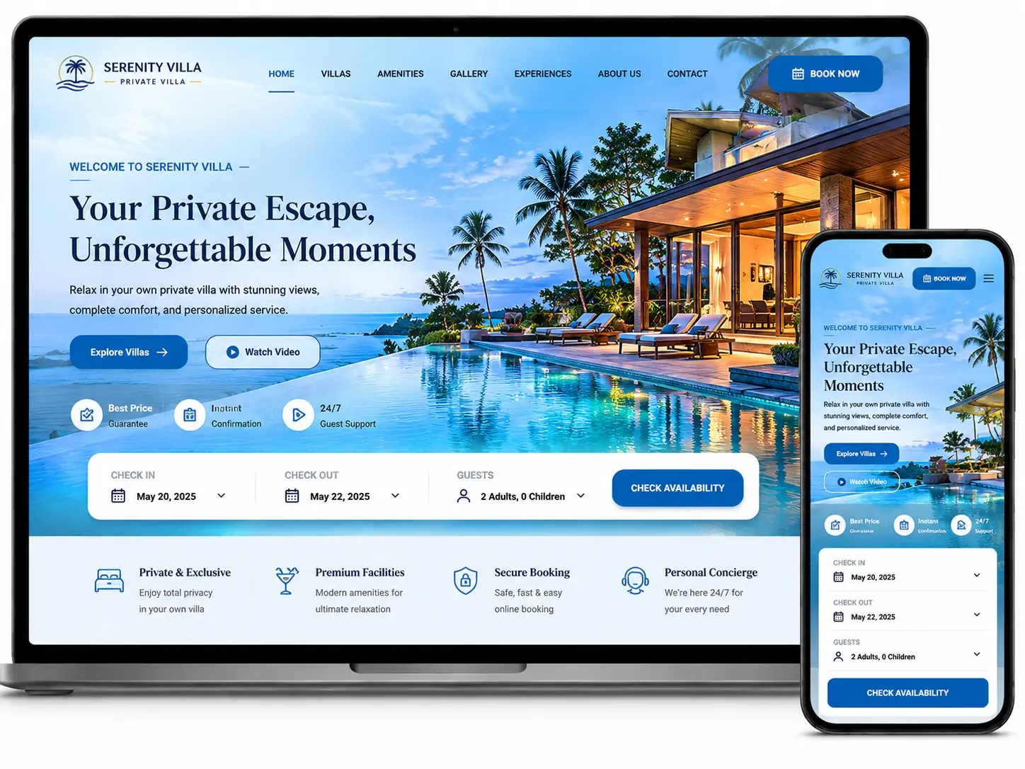 Website Villa
