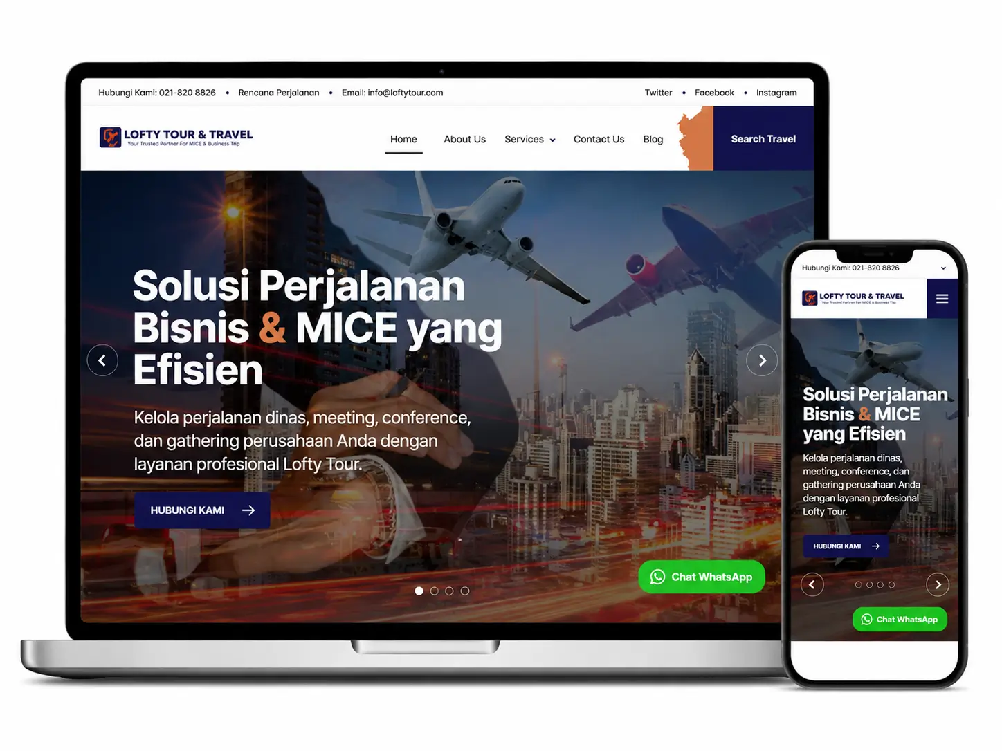 website tour travel