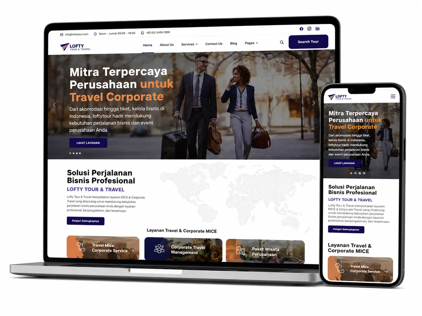 Website Tour Travel