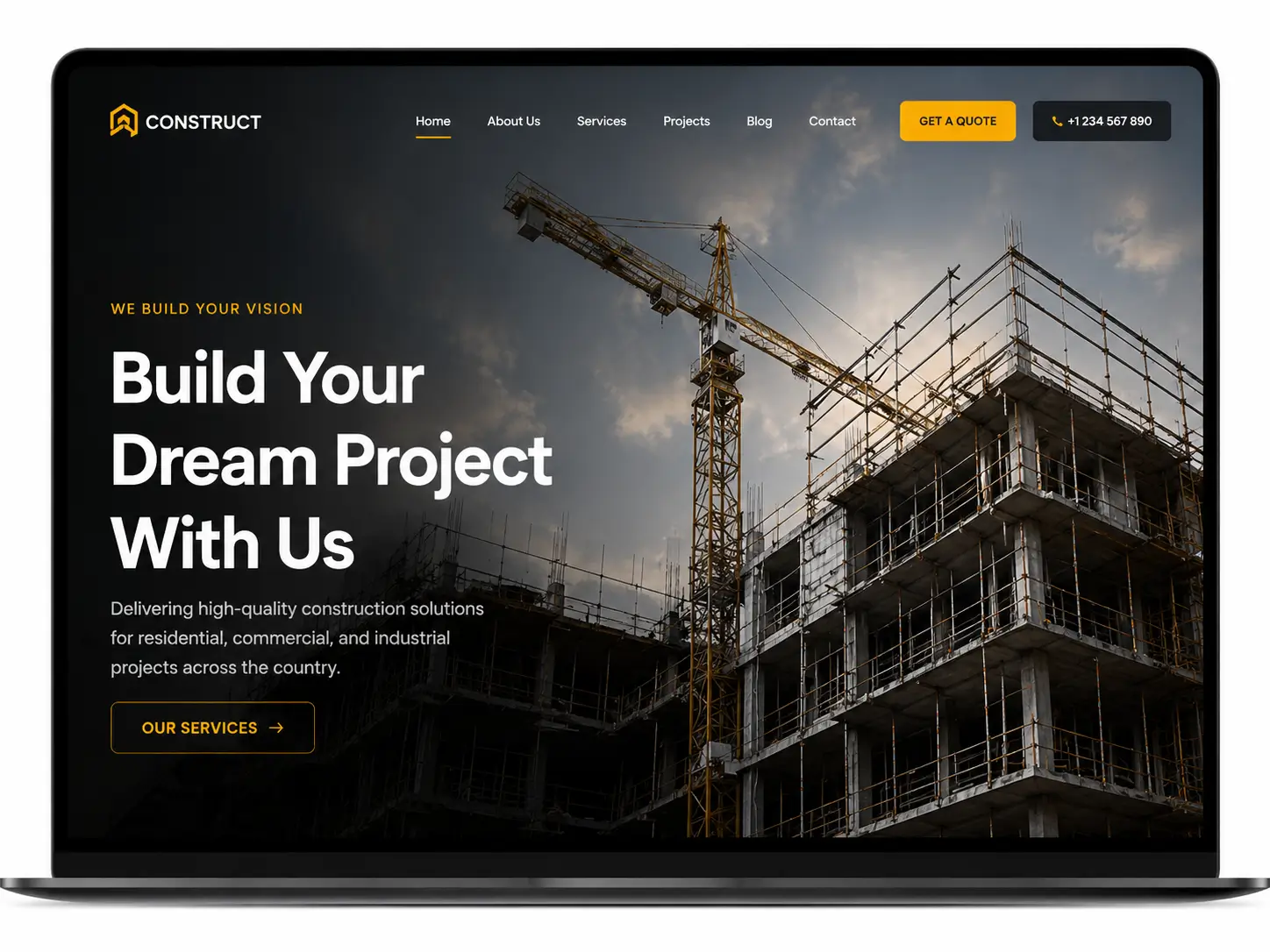 Website Perusahaan Kontraktor