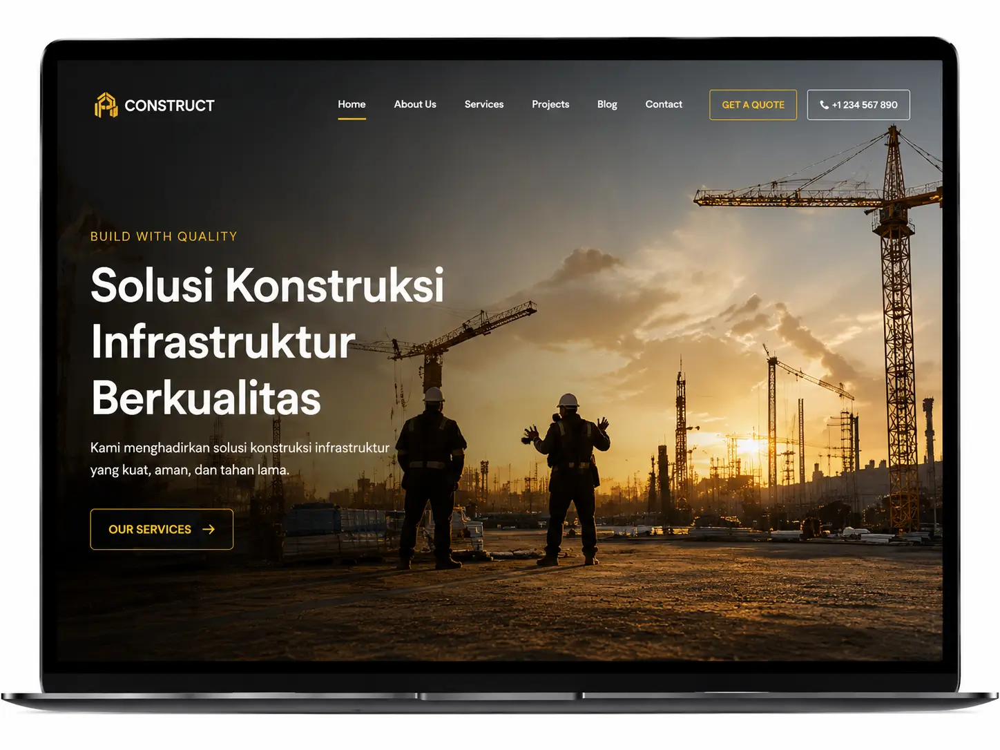 Website Infrastruktur Sipil