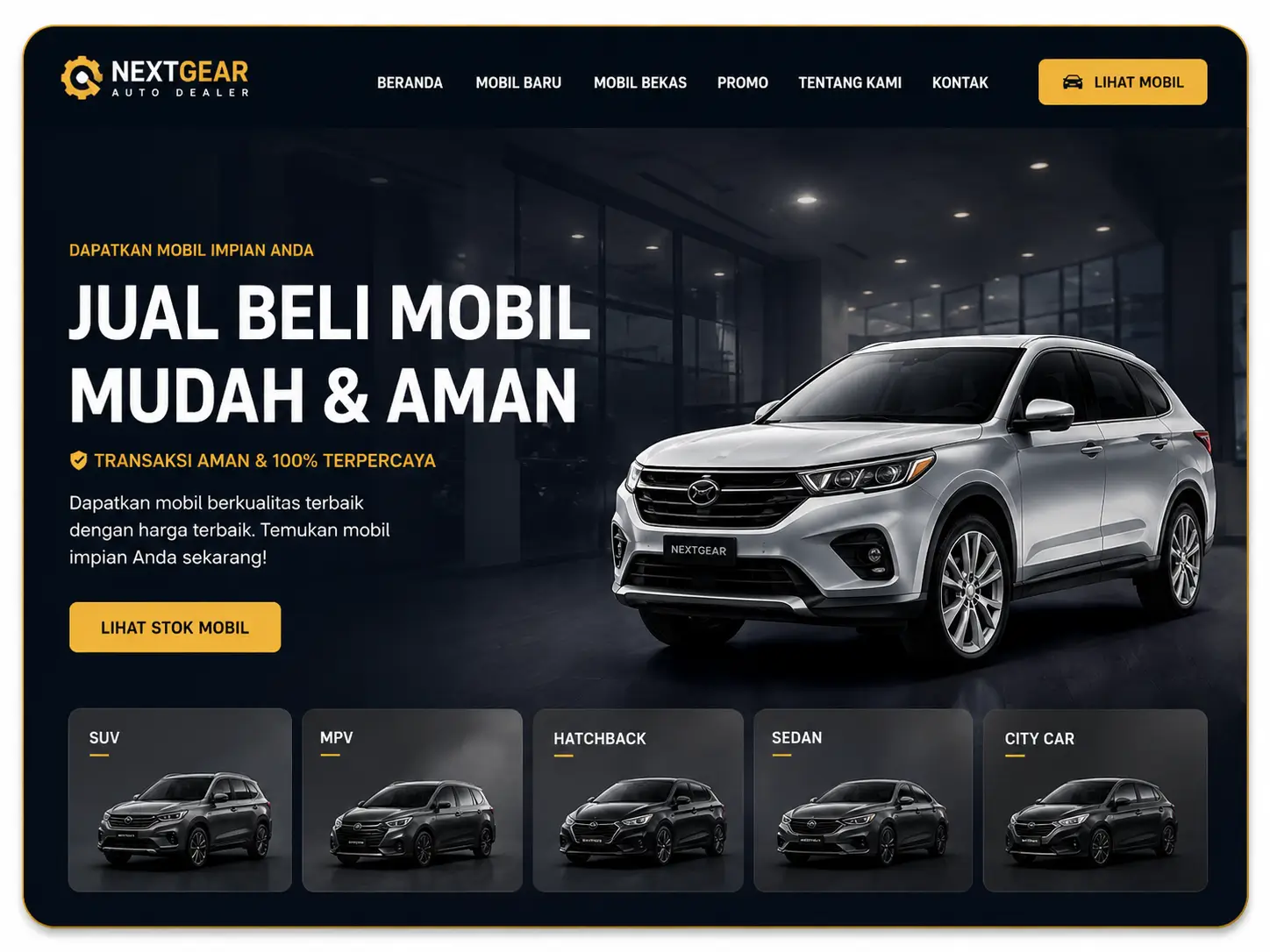Website Marketplace Mobil