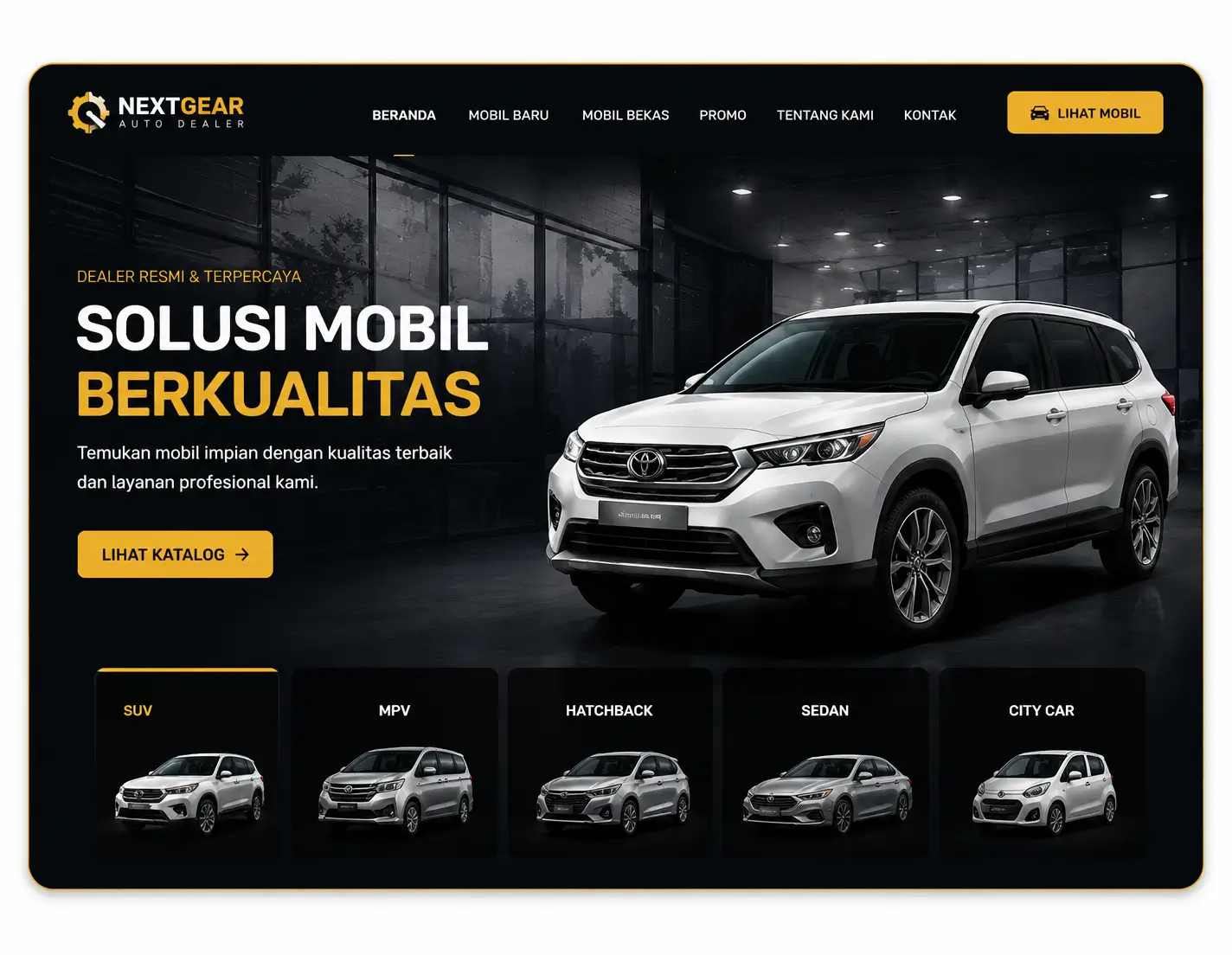 Website Sales Mobil