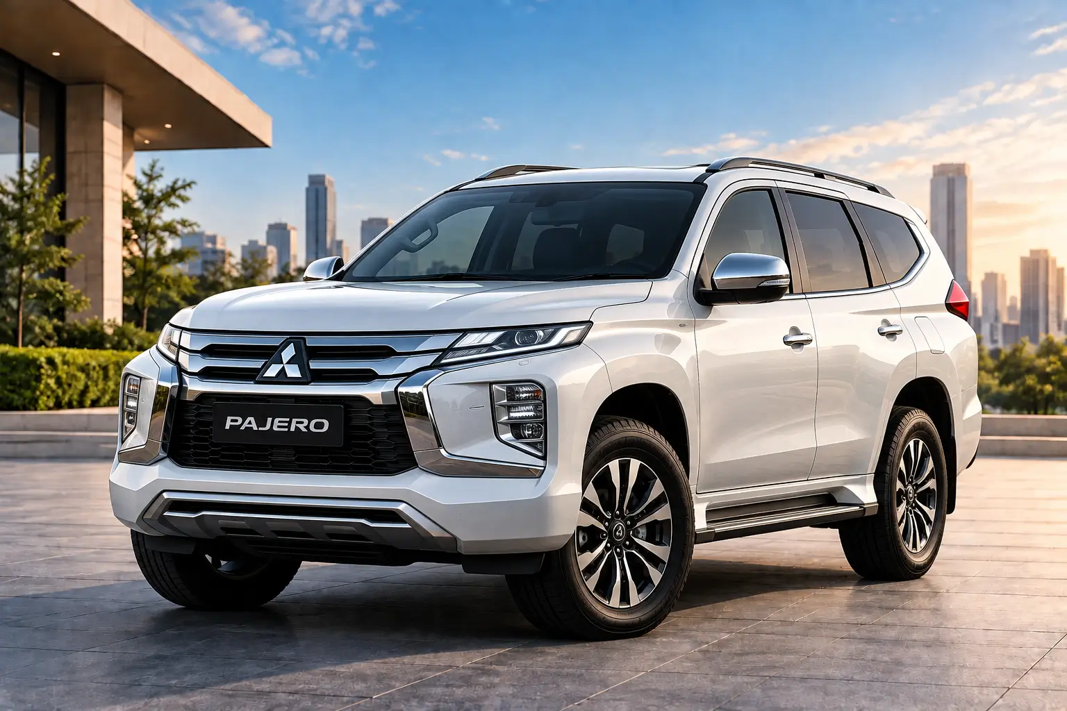 Ilustrasi kendaraan SUV untuk katalog website sales mobil