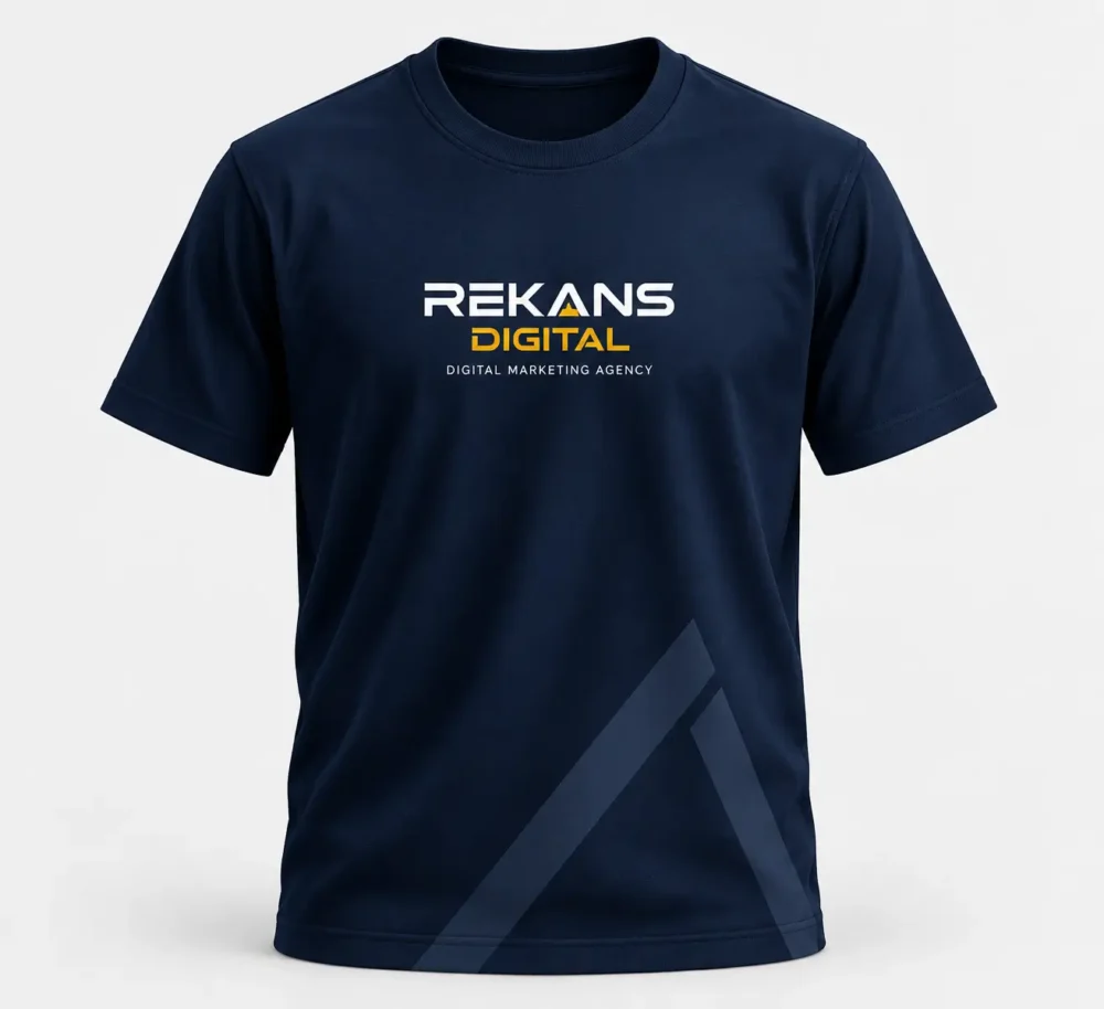 Rekans Digital Essentials Tee — Dark Navy