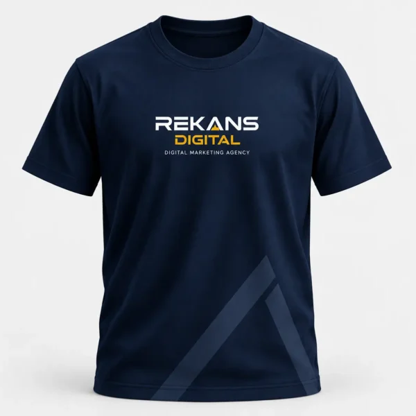 Rekans Digital Essentials Tee — Dark Navy