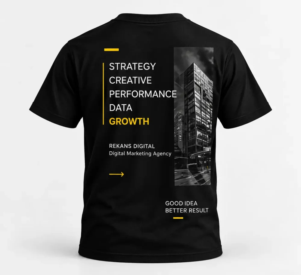 Kaos Rekans Digital Essentials Tee — Hitam