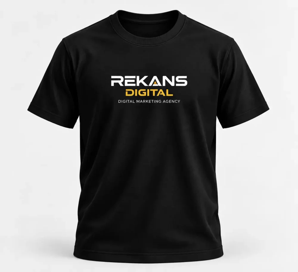 Kaos Rekans Digital Essentials Tee — Hitam