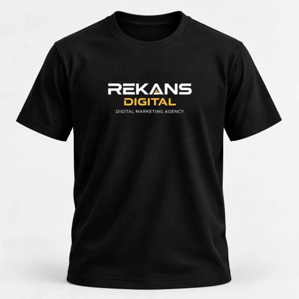 Kaos Rekans Digital Essentials Tee — Hitam