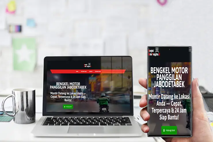 pembuatan website bengkel motor panggilan